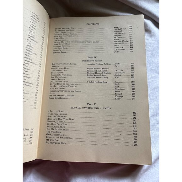 The David Bispham Song Book 1920 Hardcover Mixed Voices Choral Selections & Misc - Picture 8 of 16